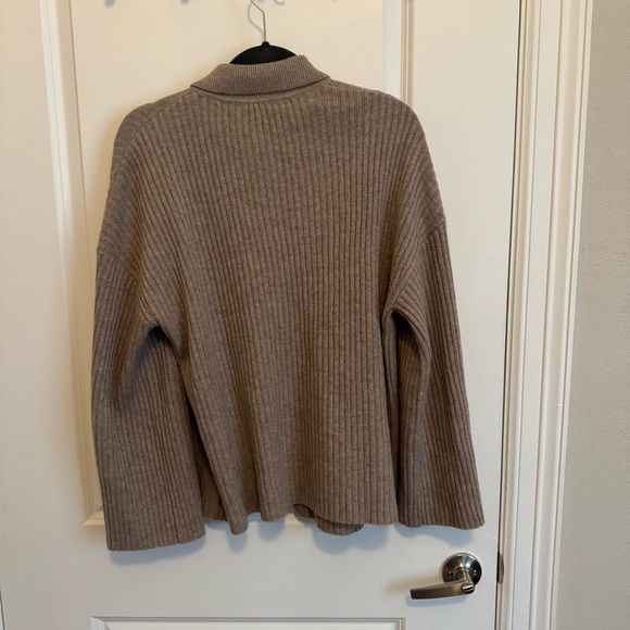 Reformation Brown Ribbed Sweater - Picture 4 of 4